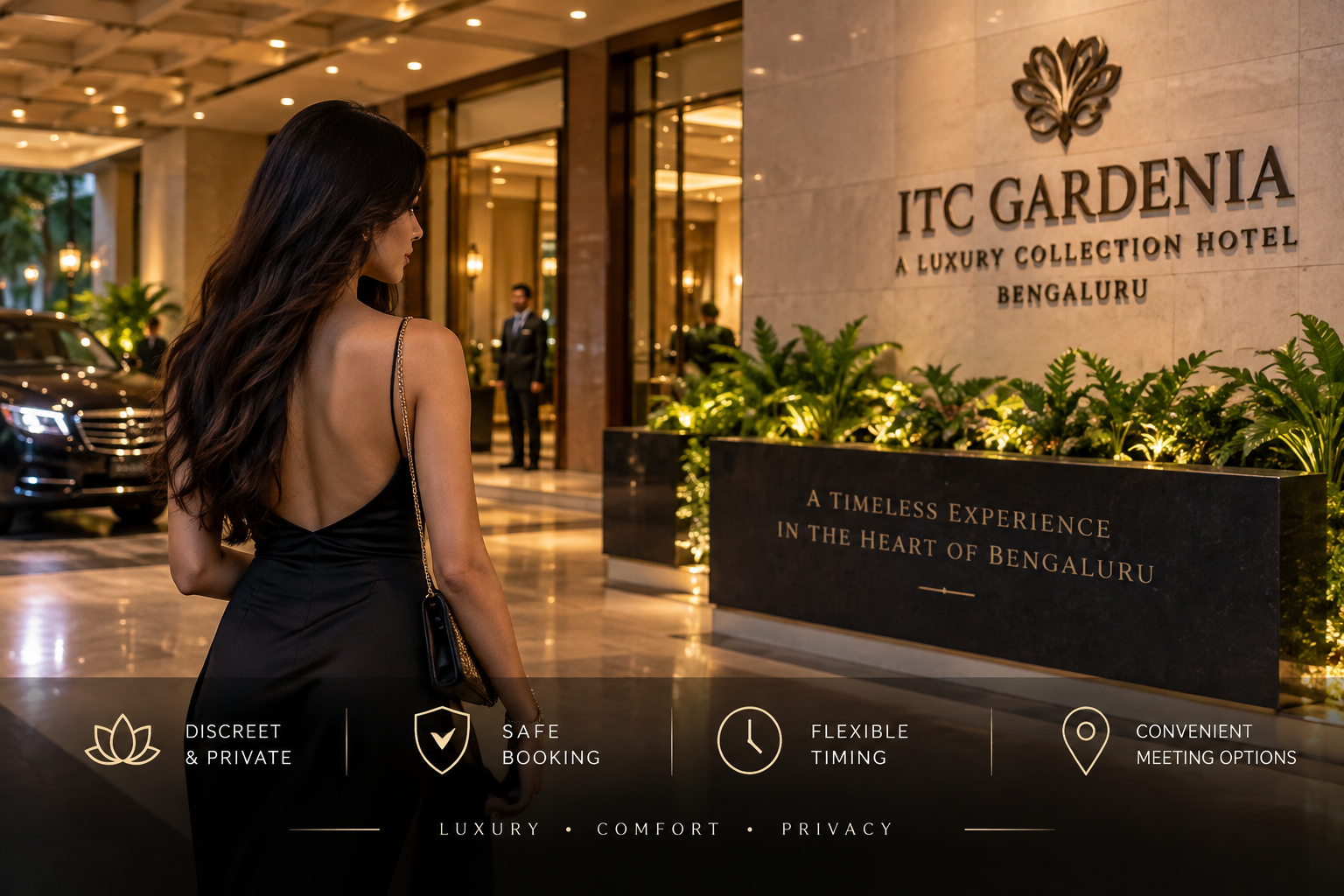 escorts near itc gardenia hotel